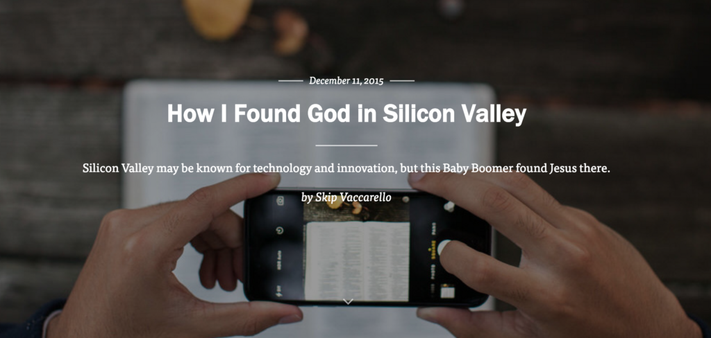 How I found God in Silicon Valley